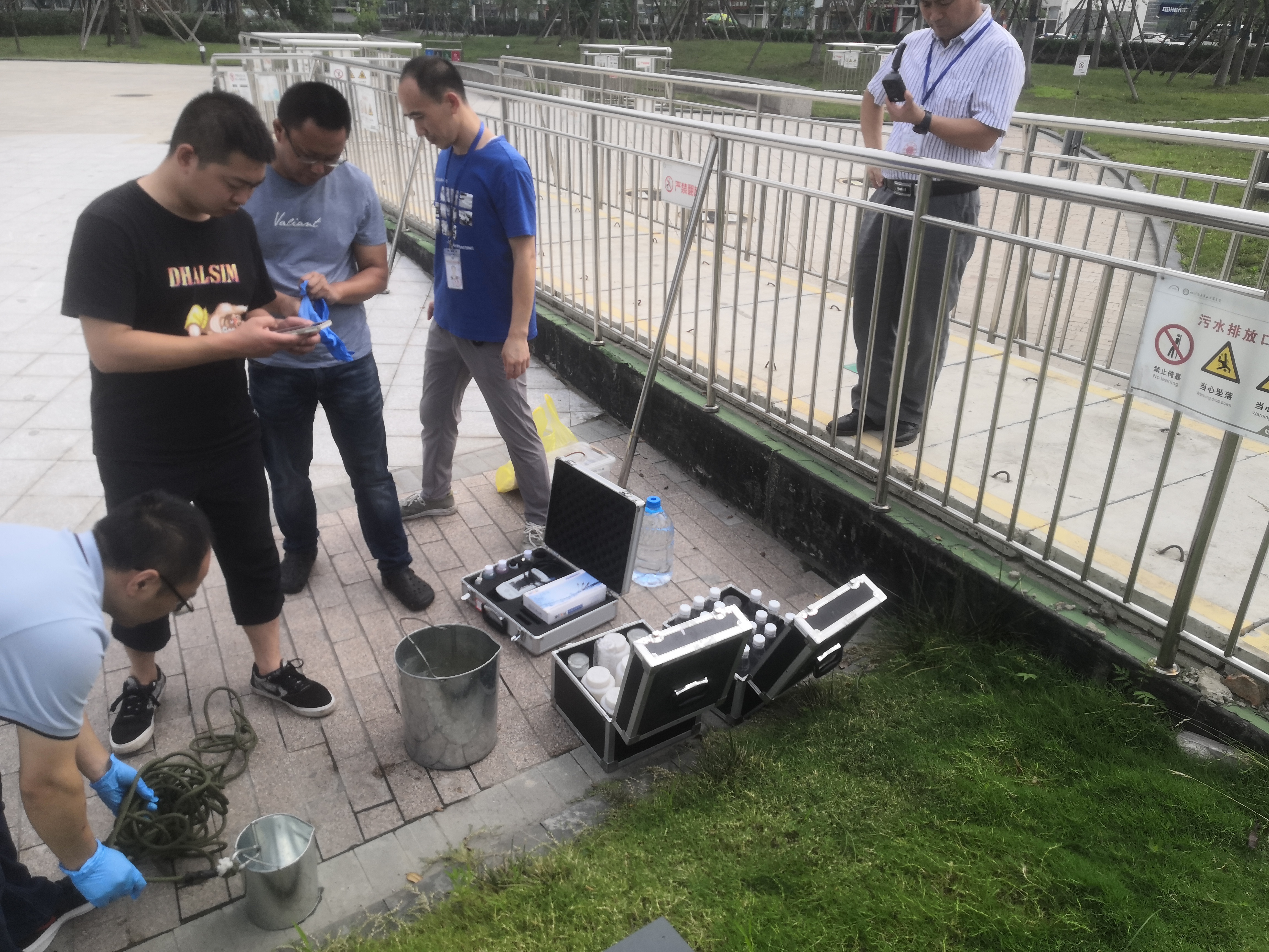 2021年8月6日，四川博水環保  在雙流空港醫院污水處理站，開展污水處理站應急演練